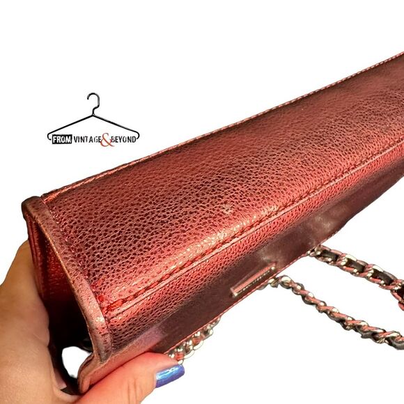 Rebecca Minkoff Mini Affair Metallic Quilted Bag - Picture 6 of 8